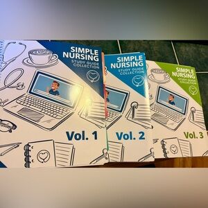 Simple Nursing Study Guide Collection - Vol. 1, 2, 3